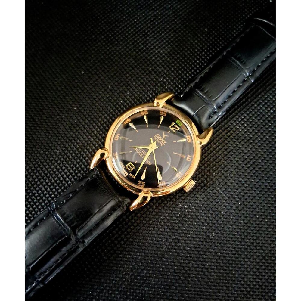 Vintage Camy Men's Leather Mechanical Watch RARE - Picture 6 of 8